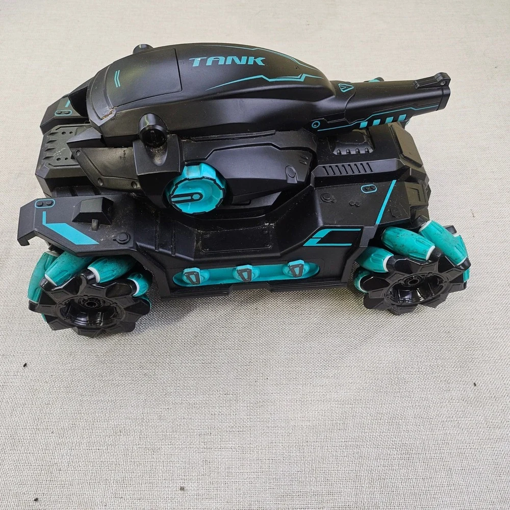 RC Remote Control Stunt Tank Toy Car 4WD Off-Road RC Tank Toy Fight NO REMOTE‎